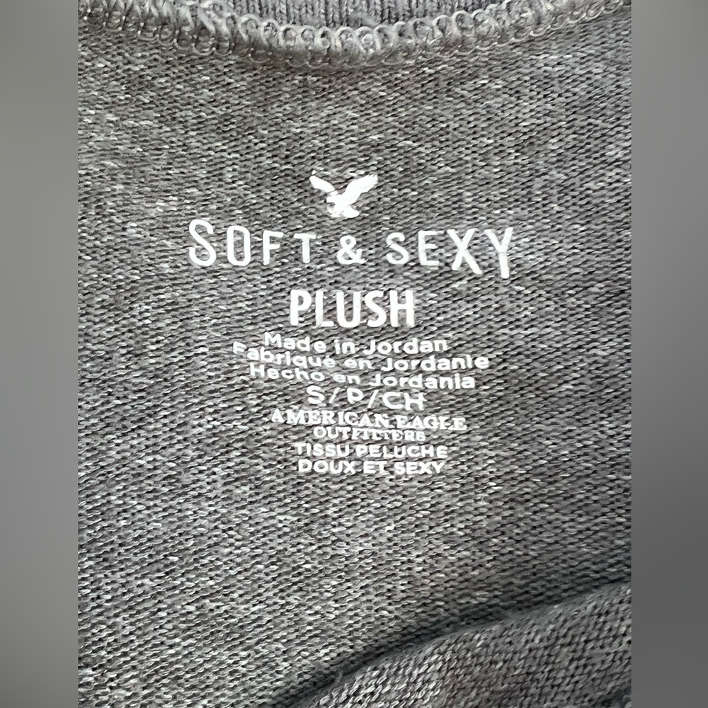 AEO Soft & Sexy Women’s plush tie dye pullover top size Small - Picture 4 of 10
